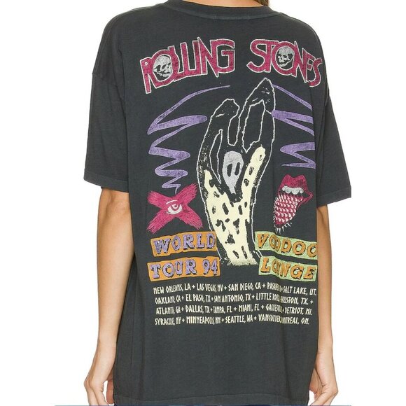 Revolve Daydreamer Medium Rolling Stones 1994 Voodoo Lounge Graphic Tee TShirt - Picture 2 of 8